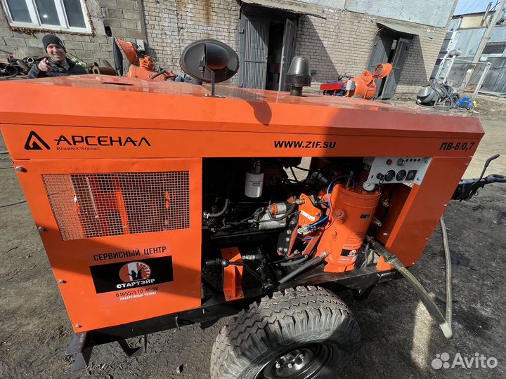 Компрессор дизельный зиф