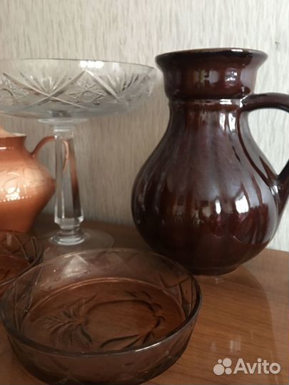 Ваза для фруктов, салатницы, чайник, кувшин СССР