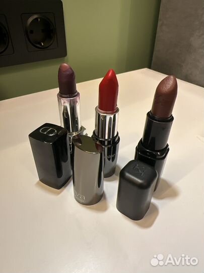 Помада dior rouge 992 / eva mosaic 162 / Kiko 431