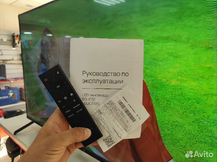 Телевизор Dexp 50UCS1 Black