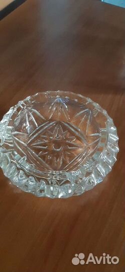 Пепельница хрусталь