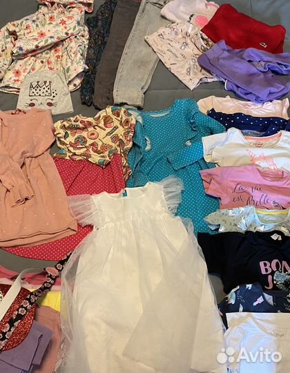 Одежда для девочки 110-116 + обувь 27-28