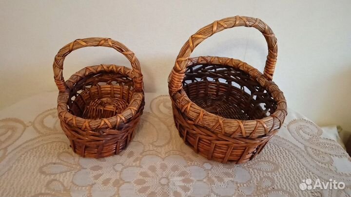 Корзина плетеная
