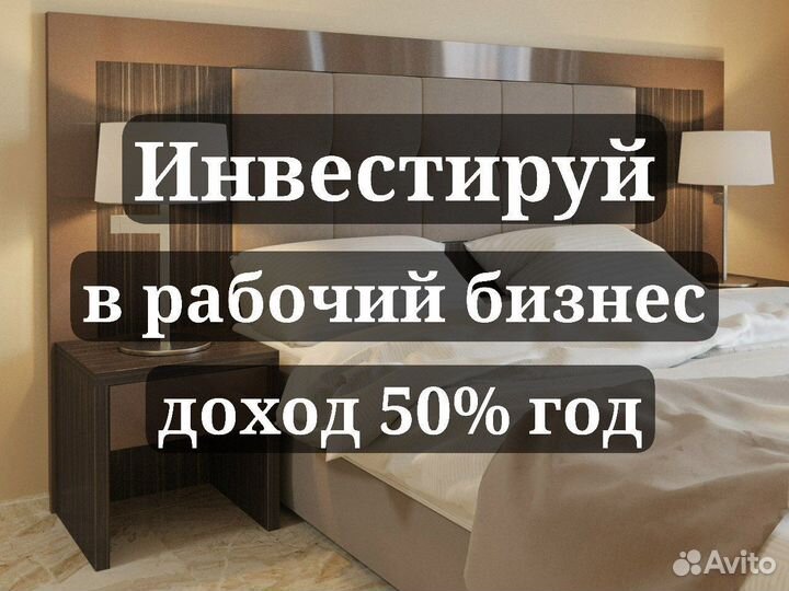 Инвестиции в рабочий бизнес. Доход 50 '/. в год