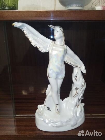 Статуэтка Балерина в образе птицы,Вербилки