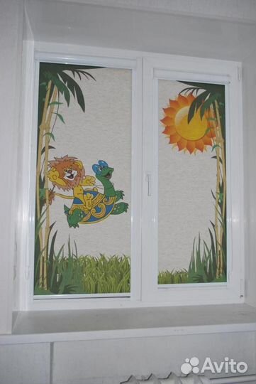Рулонные шторы с фотопечатью