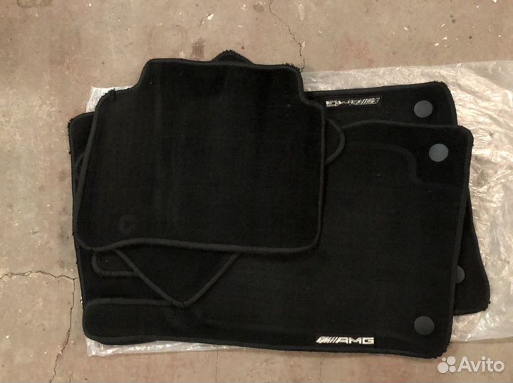 Ковры ворсовые в салон w211 AMG