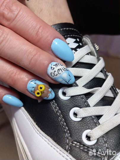 Маникюр наращивание ногтей педикюр