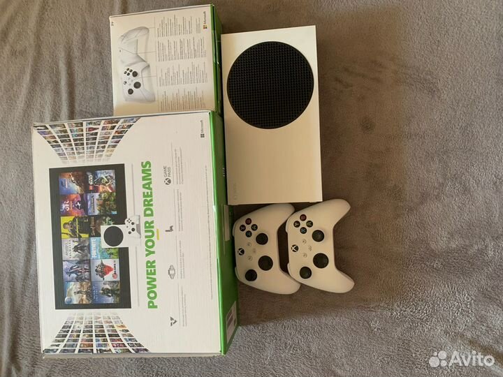 Xbox series s 2 геймпада, гарантия