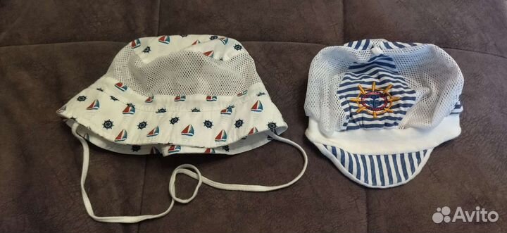 Панама и кепка на мальчика