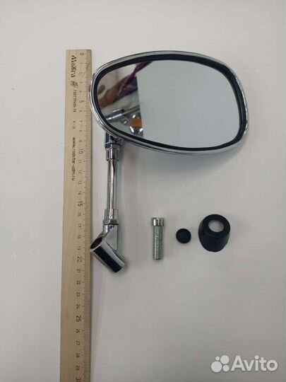 Зеркала (012) каплевидные объемные хром