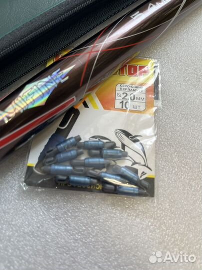 Маховая удочка и пачка коннекторов