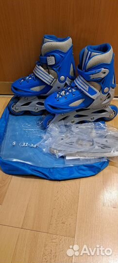 Коньки ролики 2 в 1 раздвижные