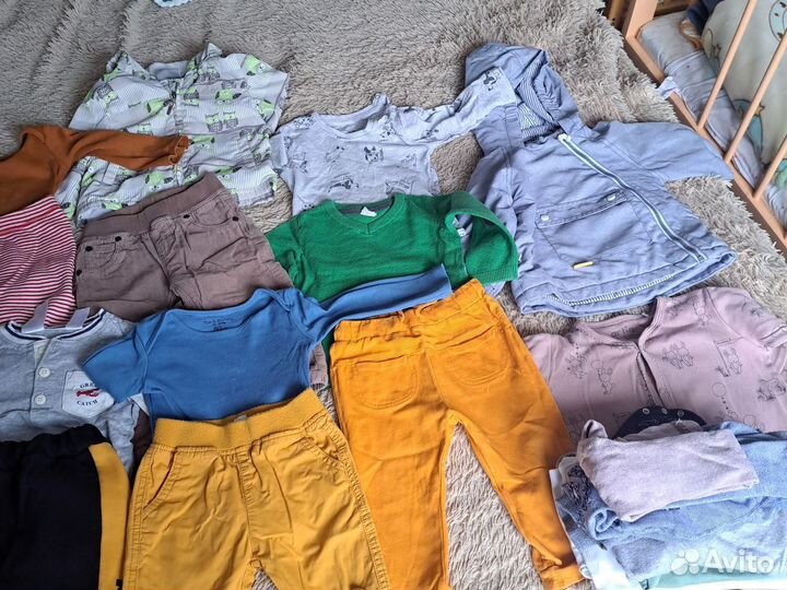 Детские вещи пакетом на мальчика 80