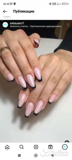 Наращивание ногтей гель лак