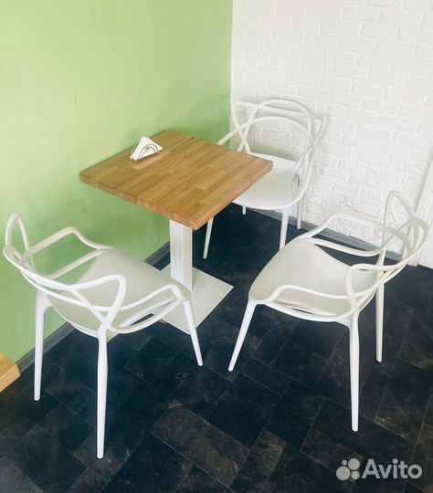 Столы, стулья, барная стойка, барные стулья