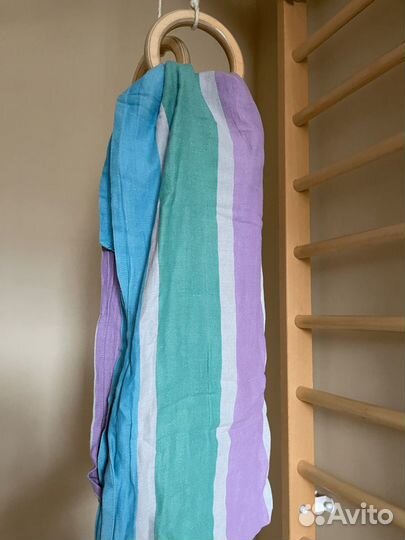 Слинг шарф mum's era M лен хлопок на любой возраст