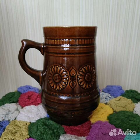 Кружка пивная СССР 80-90 гг. керамическая