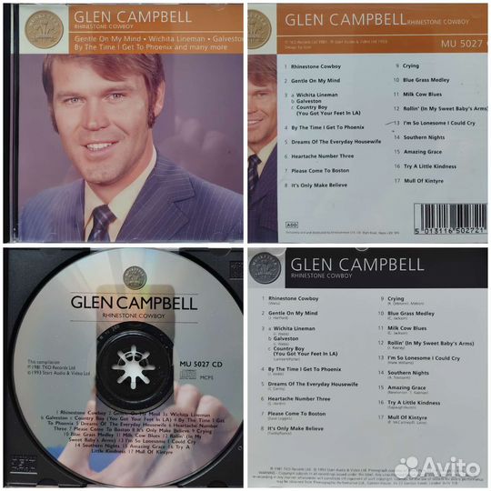Компакт диск Glen Campbell