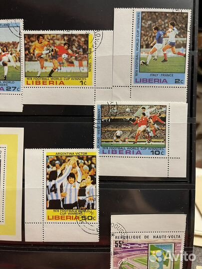 Марки. Зарубежный спорт. Футбол