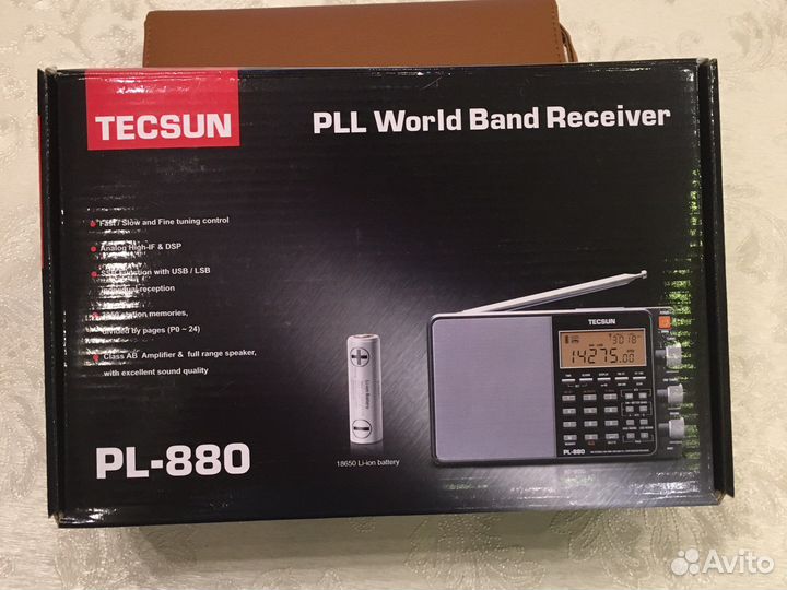 Новый Радиоприемник tecsun PL880