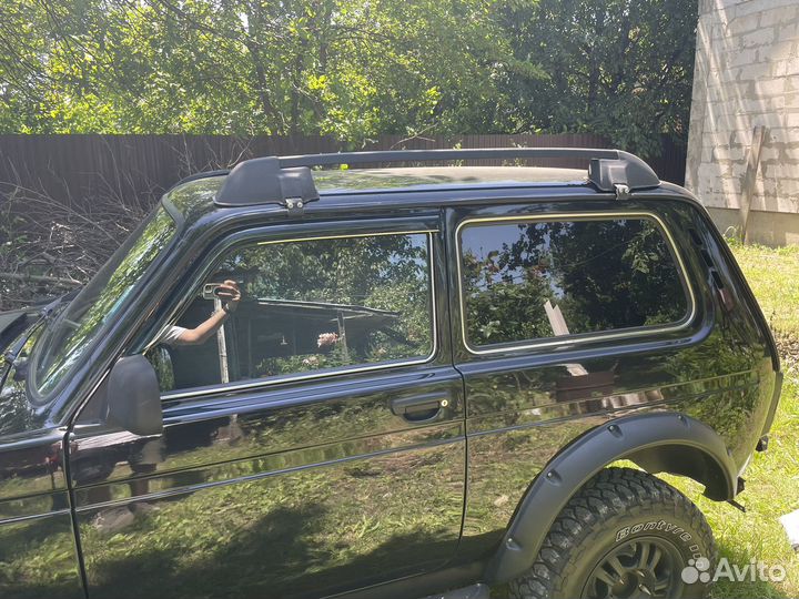 Рейлинги с поперечинами на крышу нива