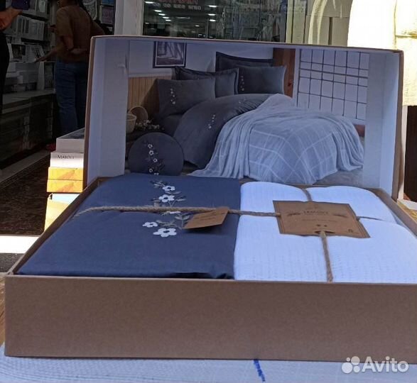 Постельное белье хлопок Турция размер Евро