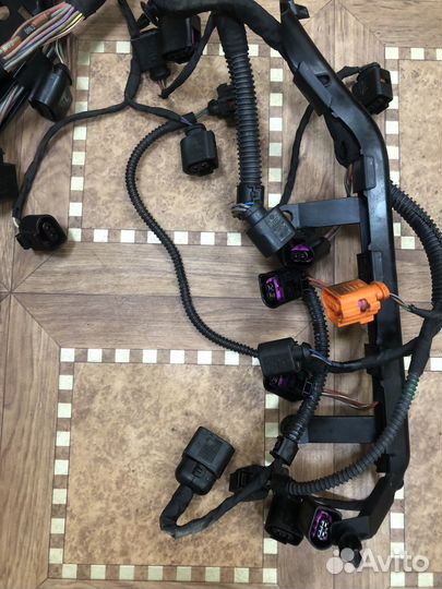 Коса подкапотная с блоком управления двс Audi A1