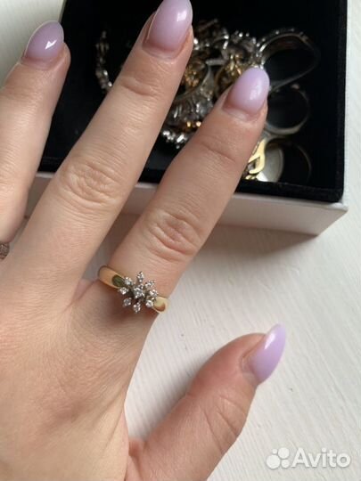 Кольцо с бриллиантами