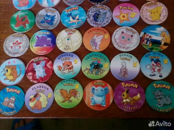 Фишки Покемон 42 шт