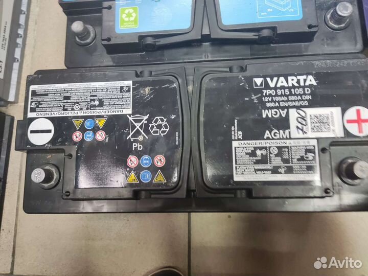 Аккумуляторы AGM от 60 до 105 а. Ч