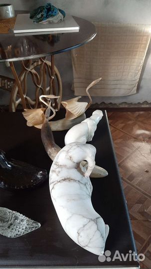 Статуэтки мрамор,кость,керамика,стекло