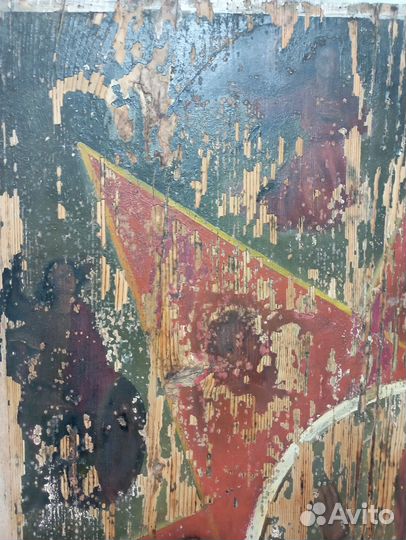 Старинные иконы Неопалимая купина 90*70