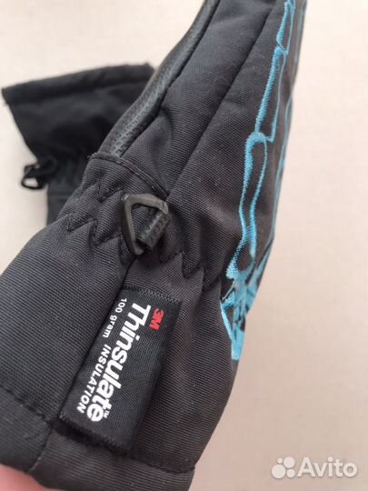 Варежки краги Molo скелет X-Ray 3-5 бу