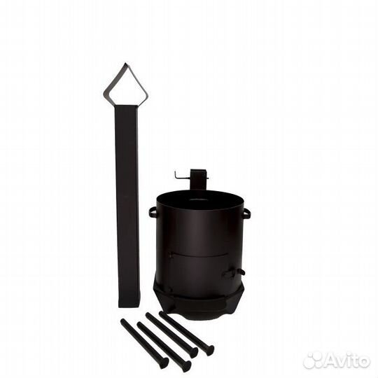 Печь под казан, с дымох. и дверцей разбор 16 л