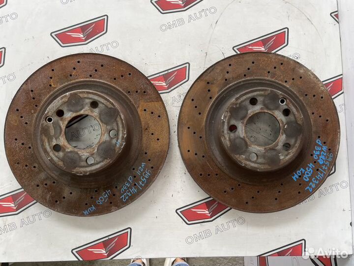 Диск тормозной передний Мерседес W211