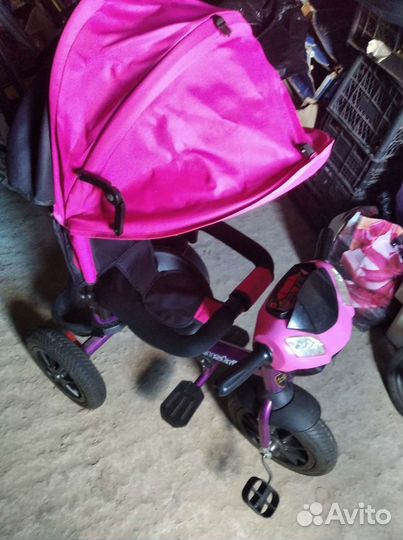 Велосипед с родительской ручкой LexusTrayk