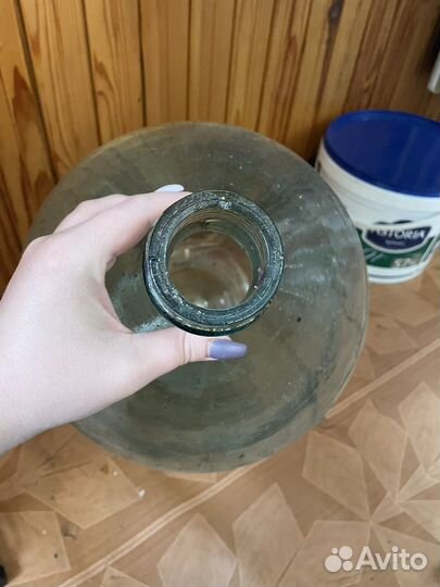 Бутылка стеклянная 30 литров