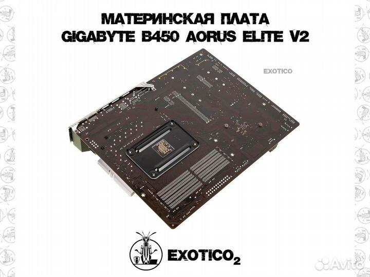 Материнская плата gigabyte B450 aorus elite V2