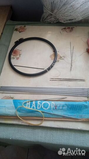 Спицы,пяльца.ссср.цена за всё, что на фото