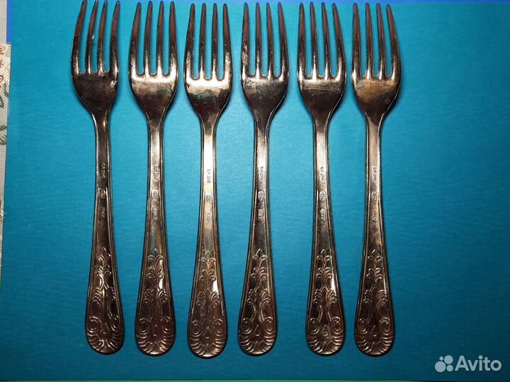 Набор мельхиоровых вилок