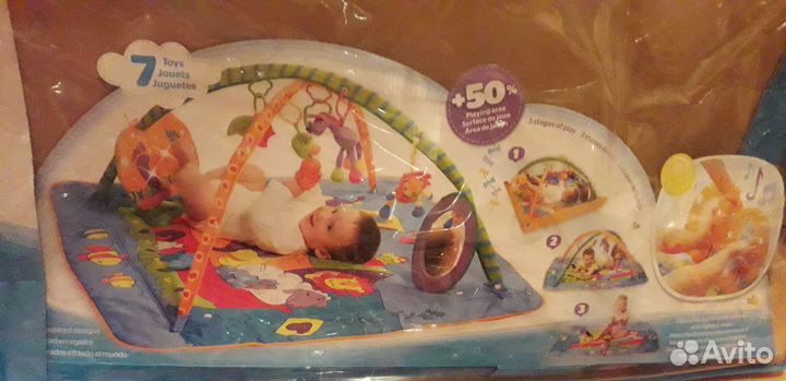 Развивающий коврик tiny love