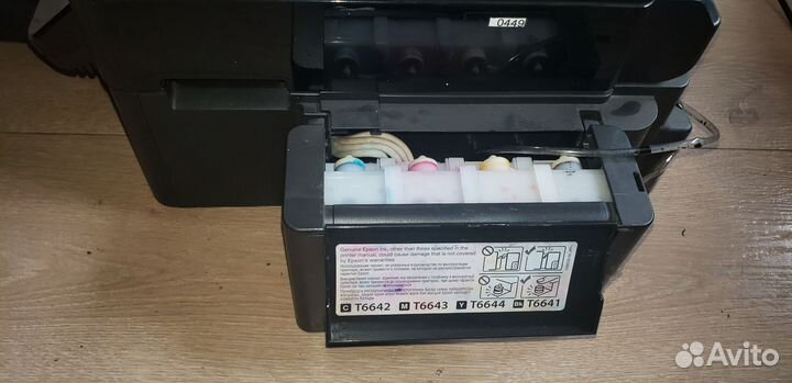 Струйный мфу Epson L550 с Ethernet и снпч