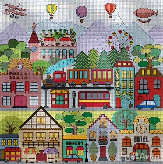 Схема для вышивки крестом 