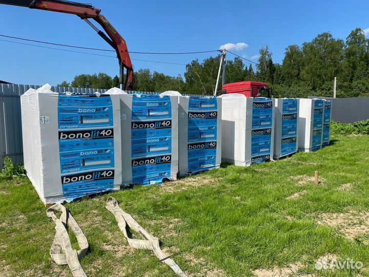 Пеноблоки с завода Бонолит