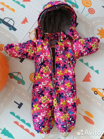 Зимний комбинезон для девочки 80