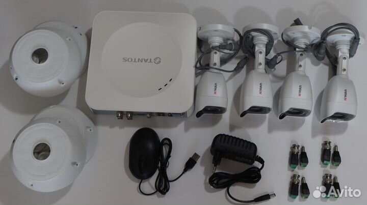 Комплет видеонаблюдения 4 камеры