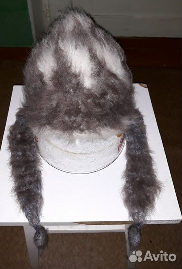 Шапка пуховая детская