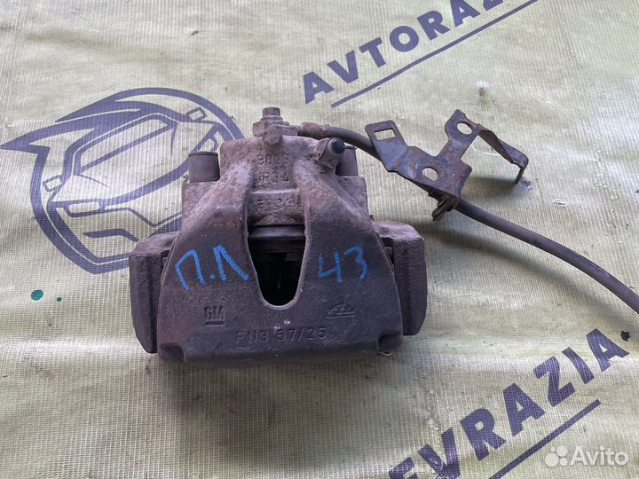 Суппорт передний левый chevrolet viva