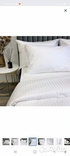 Постельное белье страйп сатин